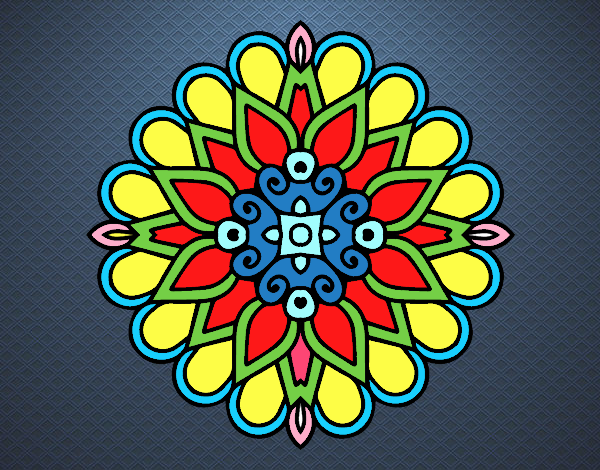 Un mandala estilo árabe