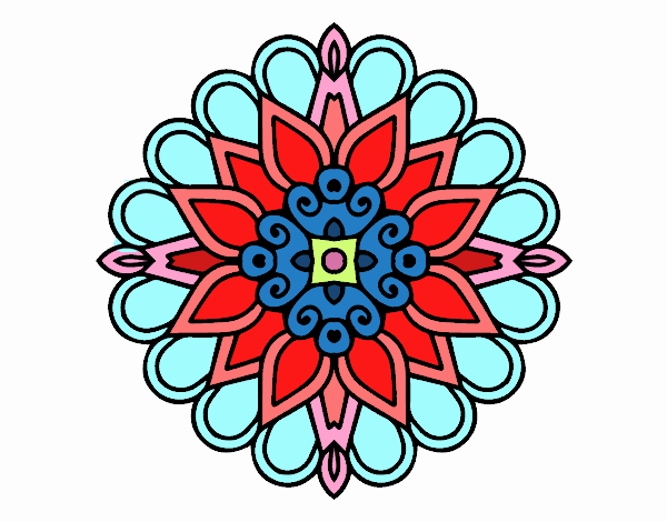 Un mandala estilo árabe