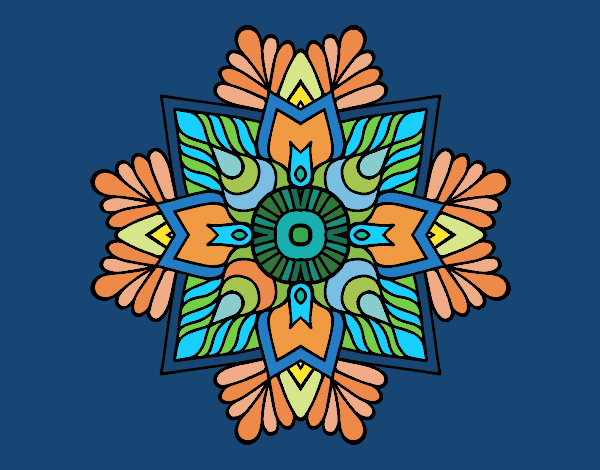 Un mandala mosaico