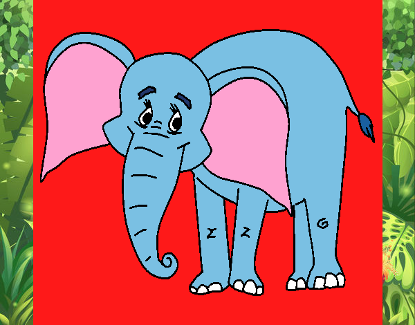 Elefante feliz