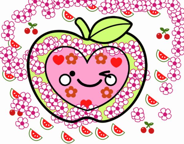 Manzana corazón