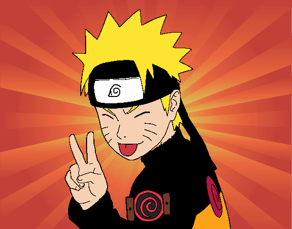 Naruto sacando lengua