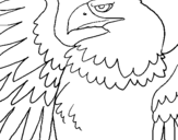Dibujo de Águila Imperial Romana para colorear