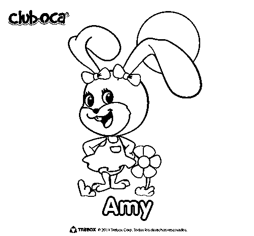 Dibujo de Amy para Colorear