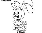 Dibujo de Amy para colorear