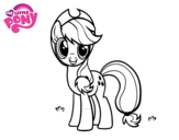 Dibujo de Applejack de My Little Pony para colorear