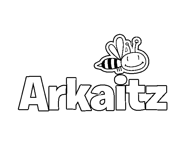 Dibujo de Arkaitz para Colorear