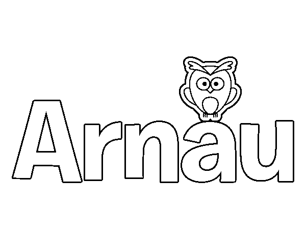 Dibujo de Arnau para Colorear