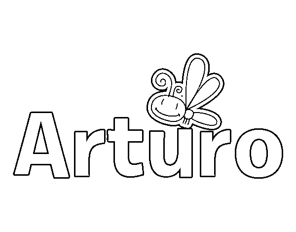 Dibujo de Arturo para Colorear