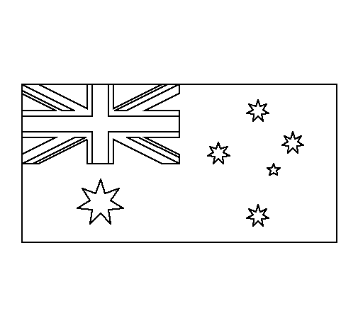 Dibujo de Australia para Colorear