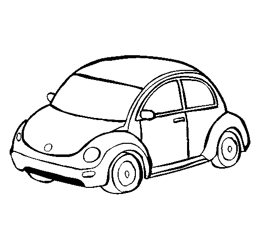 Dibujo de Automóvil moderno para Colorear
