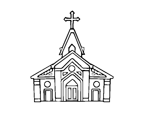 Dibujo de Basílica para Colorear