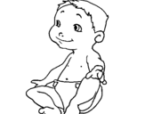 Dibujo de Bebe III para colorear