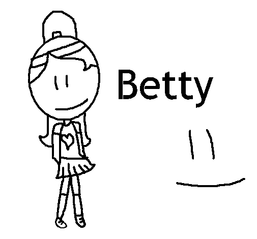 Dibujo de Betty para Colorear