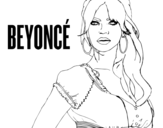 Dibujo de Beyoncé B-Day para colorear