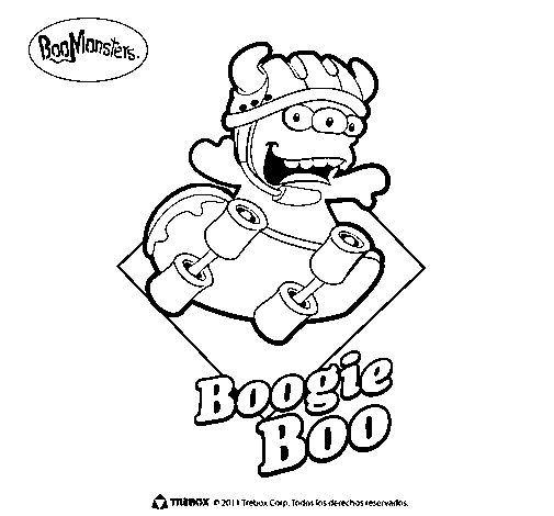 Dibujo de BoogieBoo para Colorear