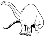 Dibujo de Braquiosaurio II para colorear