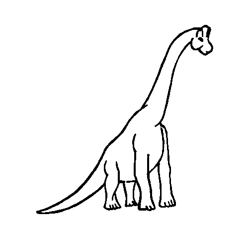 Dibujo de Braquiosaurio para Colorear
