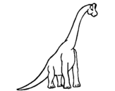 Dibujo de Braquiosaurio para colorear