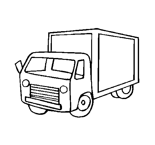 Dibujo de Camión 4 para Colorear