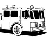 Dibujo de Camión de bomberos para colorear