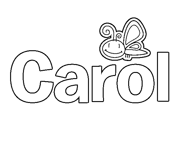 Dibujo de Carol para Colorear