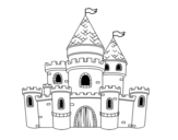 Dibujo de Castillo de princesas para colorear