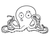 Dibujo de Cefalópodo para colorear