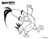 Dibujo de Chuck de Angry Birds para colorear