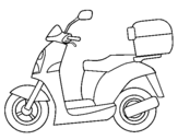 Dibujo de Ciclomotor para colorear