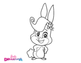Dibujo de Conejita Ricitos para colorear