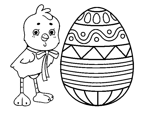 Dibujo de Dibujo de Pascua para Colorear