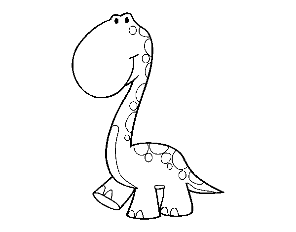Dibujo de Dino para Colorear 