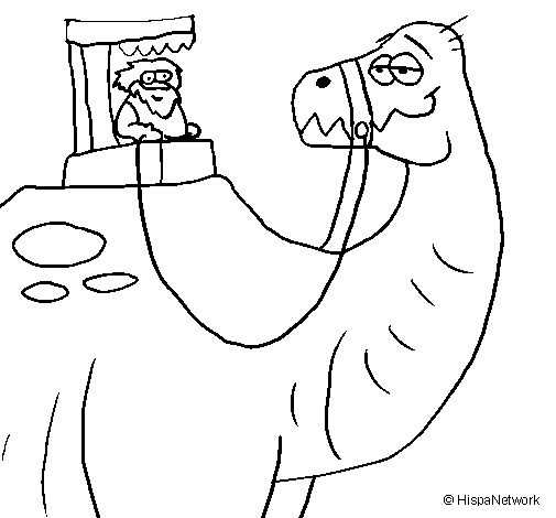 Dibujo de Dinosaurio prehistórico para Colorear