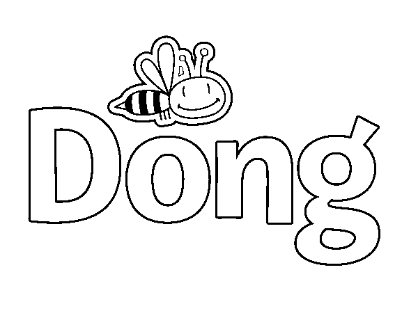 Dibujo de Dong para Colorear