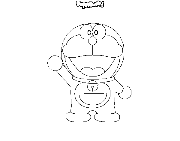 Dibujo de Doraemon para Colorear