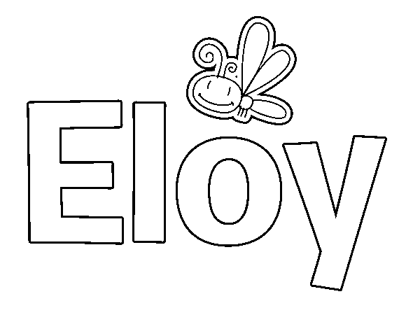 Dibujo de Eloy para Colorear