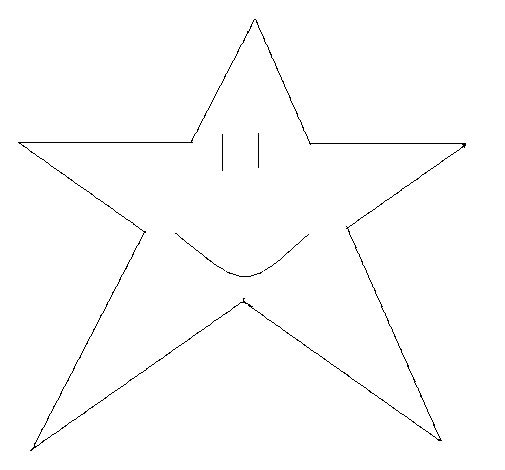 Dibujo de Estrella 1 para Colorear