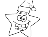 Dibujo de estrella de navidad