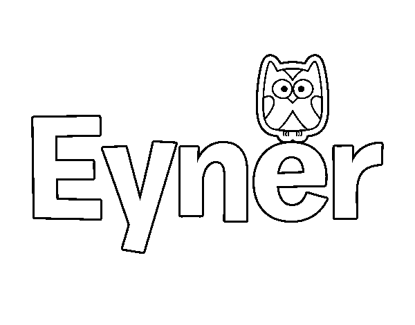 Dibujo de Eyner para Colorear