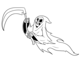 Dibujo de Fantasma de la muerte para colorear