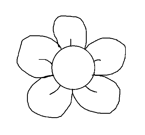 Dibujo de Flor 3 para Colorear