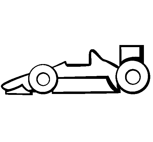 Dibujo de Fórmula 1 para Colorear