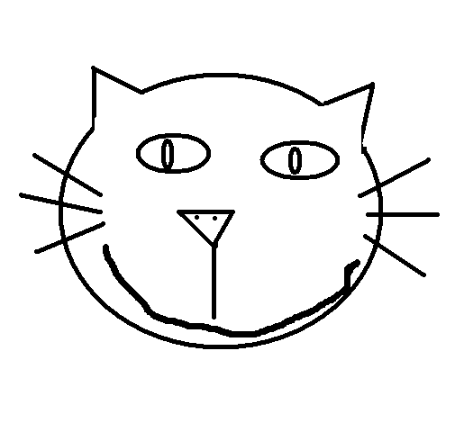 Dibujo de Gato IV para Colorear