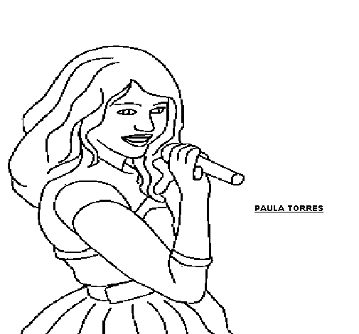 Dibujo de Hanna para Colorear