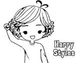 Dibujo de Harry Styles para colorear