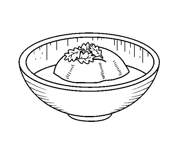 Dibujo de Helado de té para Colorear