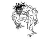 Dibujo de Hombre trol para colorear