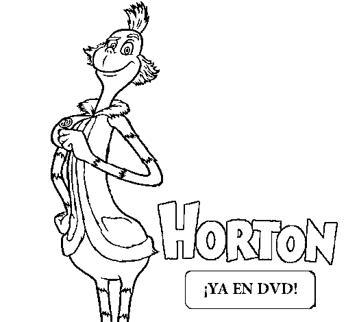 Dibujo de Horton - Alcalde para Colorear
