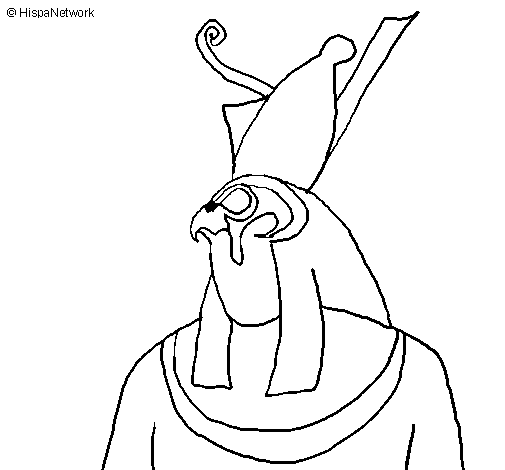 Dibujo de Horus para Colorear